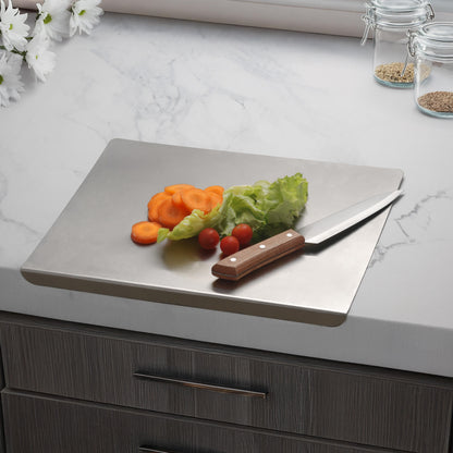 Premium Stainless Steel Chopping Board – Anti-Slip, Heat-Resistant, Easy-Clean Kitchen Cutting Board