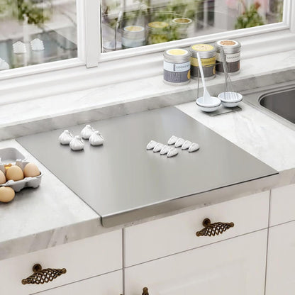 Premium Stainless Steel Chopping Board – Anti-Slip, Heat-Resistant, Easy-Clean Kitchen Cutting Board